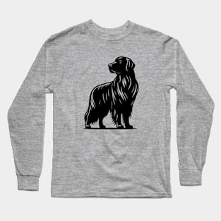 Flat Coat Retriever Dog Long Sleeve T-Shirt